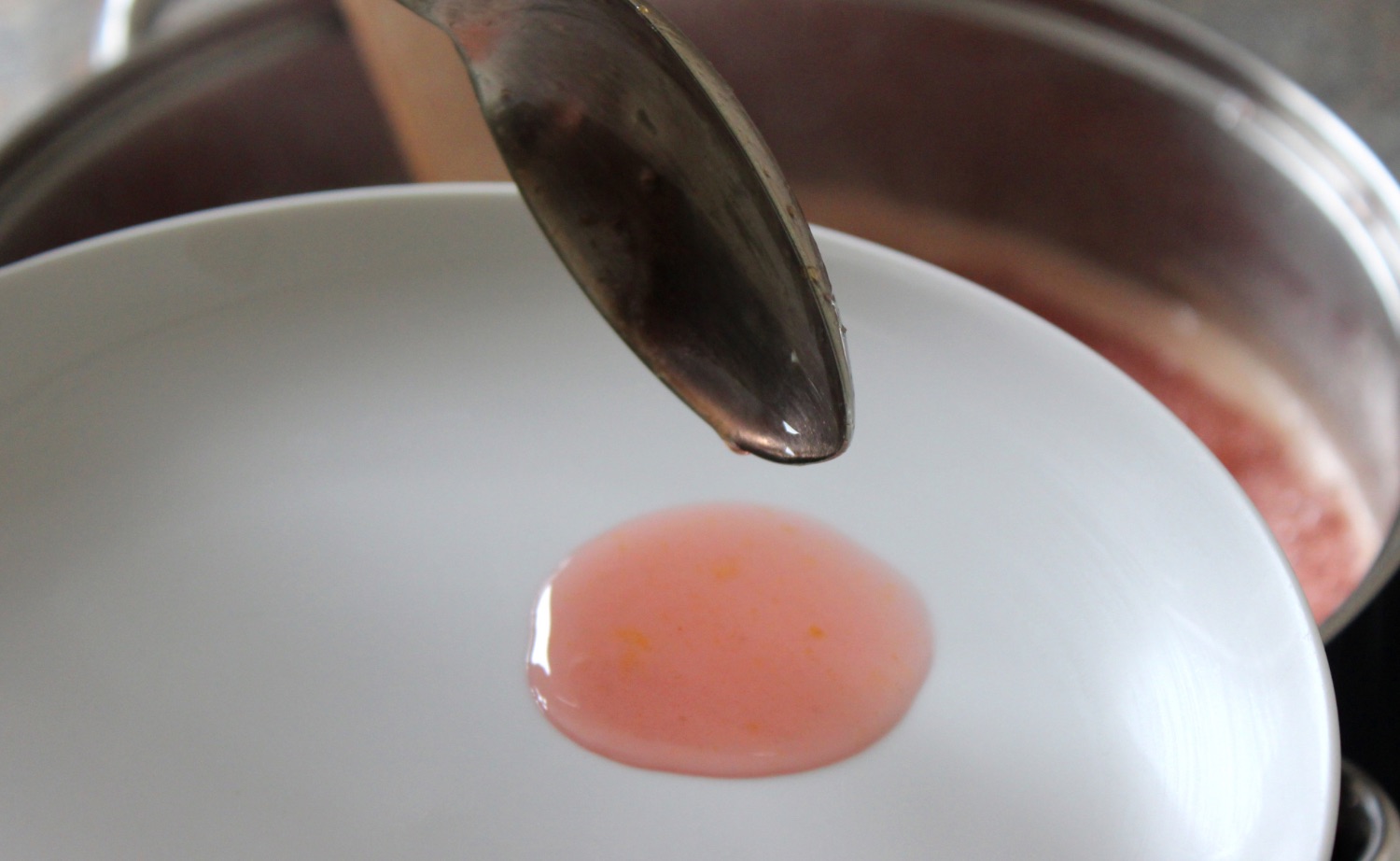 Jam making test is called the wrinkle test